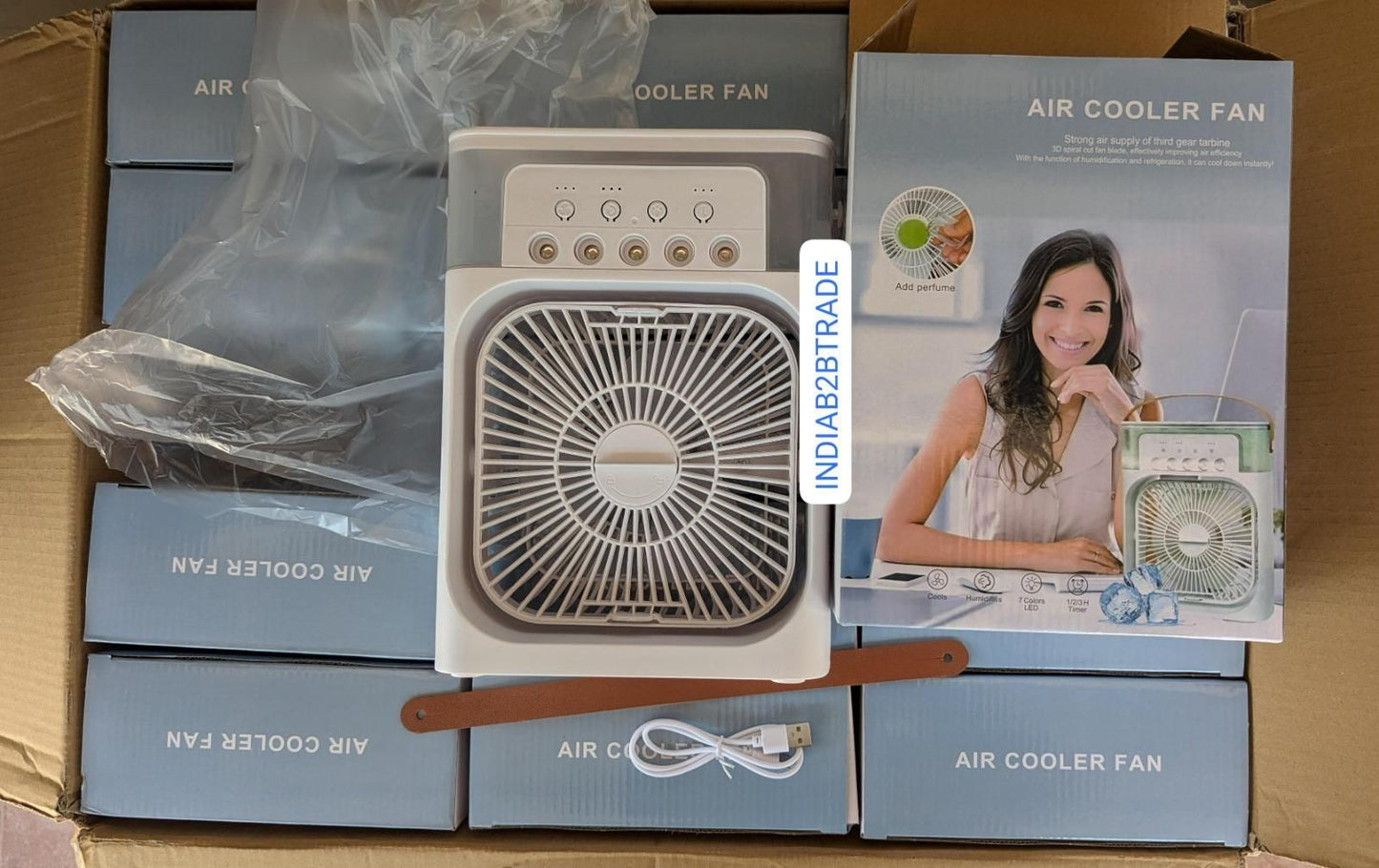 Smart Cool USB Fan | Mini Air Conditioner & Humidifier